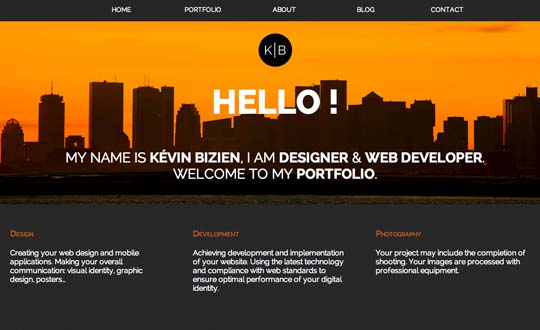 Kevin Bizien website