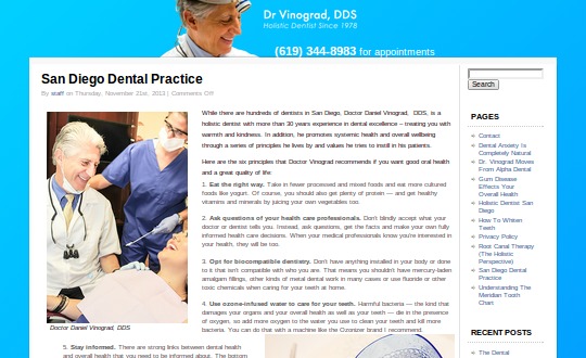 San Diego Dentist Dr Vinograd