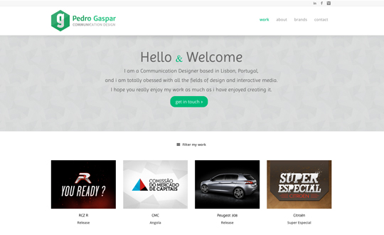 Pedro Gaspar Portfolio