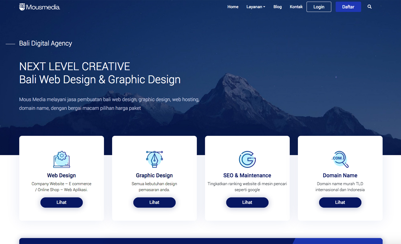Mousmedia Bali Web Design