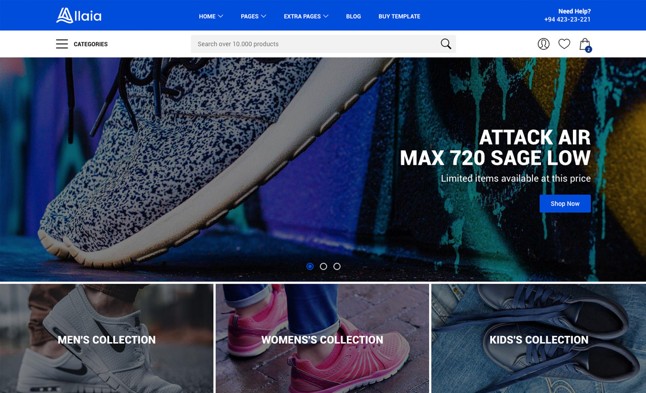 Allaia eCommerce HTML Template