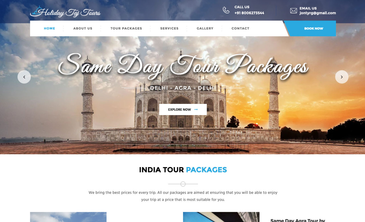 Holiday Taj Tours