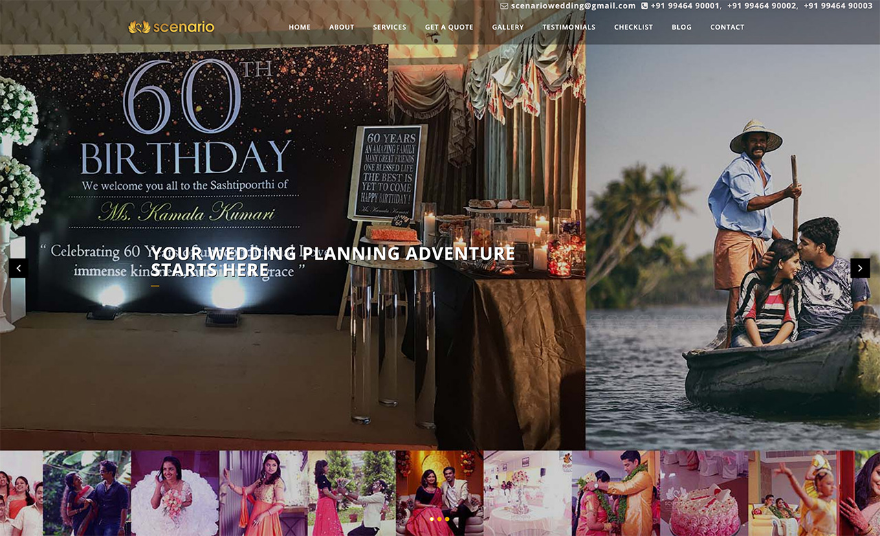 Scenario Wedding Planner