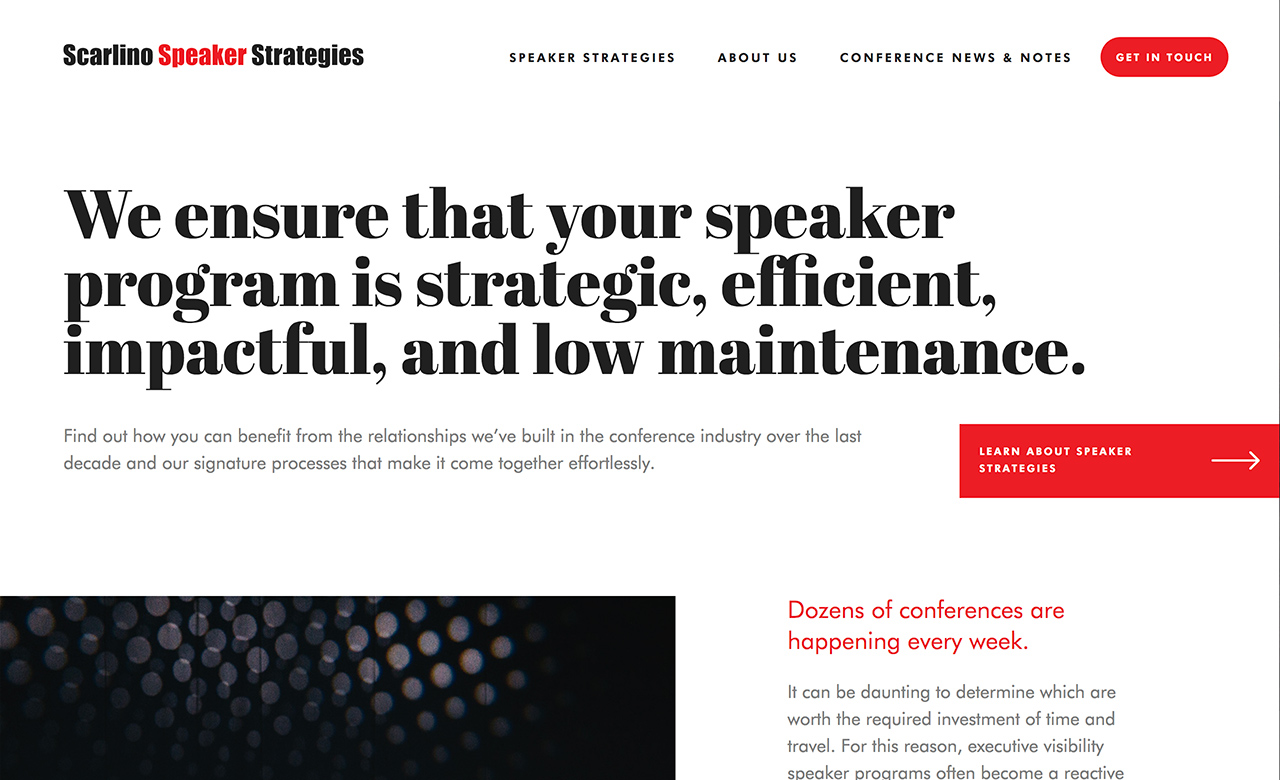 Scarlino Speaker Strategies