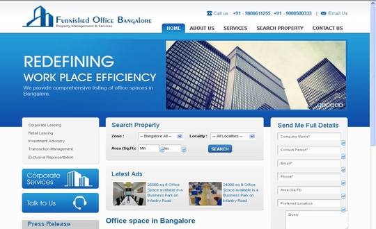 Furnished Office Bangalore