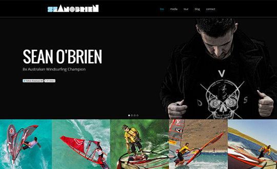 Sean O'Brien Pro Windsurfer