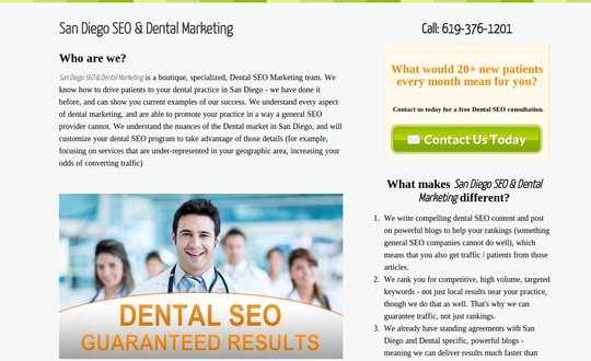 San Diego SEO and Dental Marketing