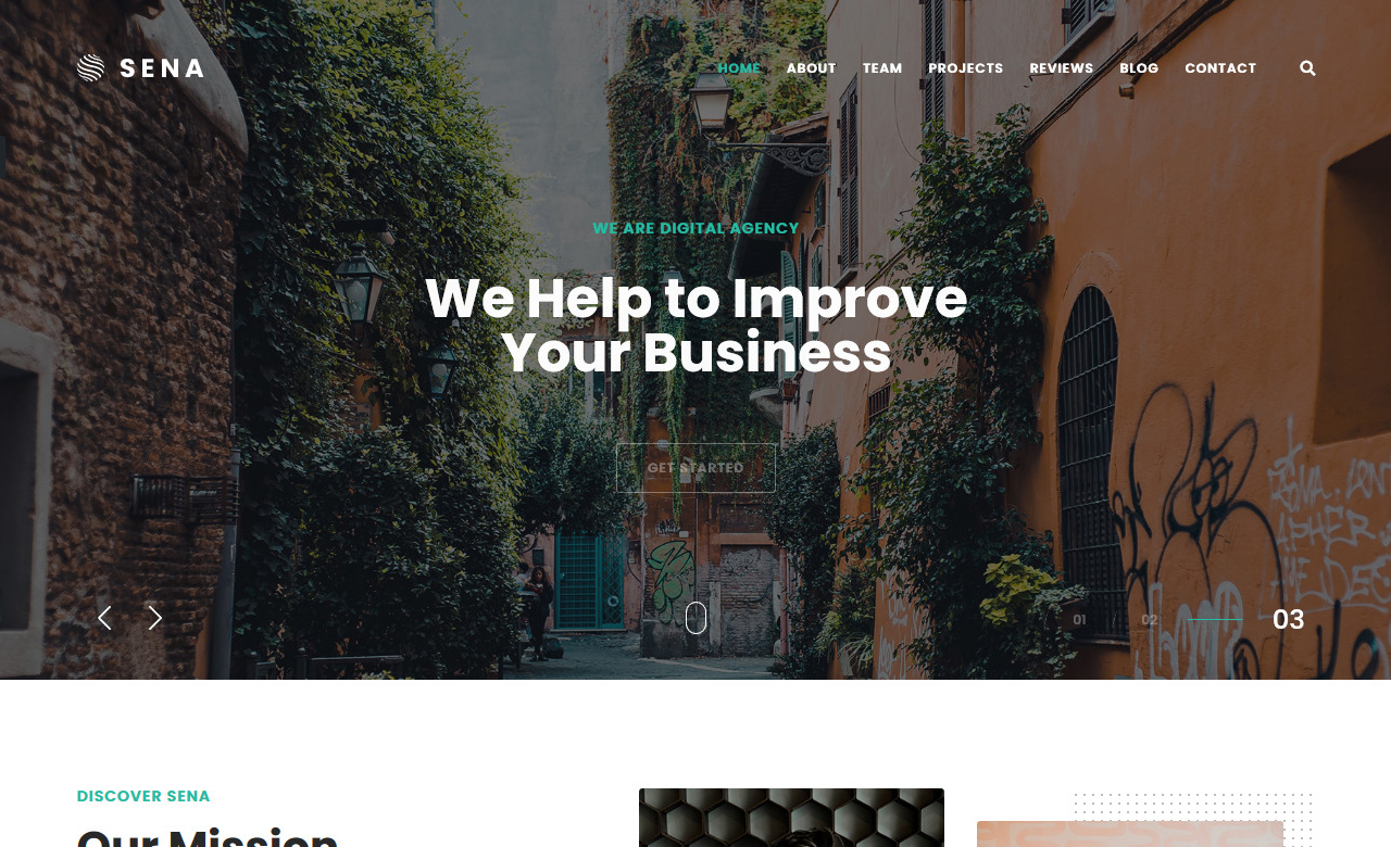 Sena Creative MultiPurpose WordPress Theme
