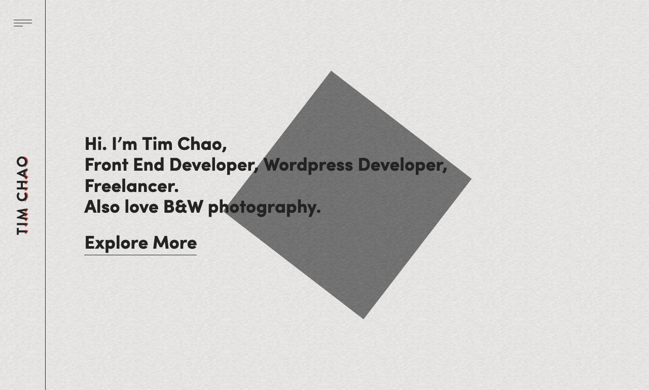 Tim Chao Portfolio