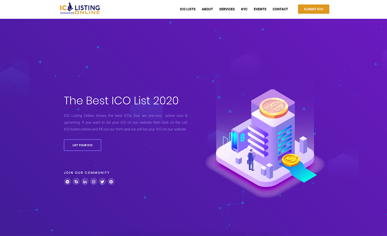 ICO Listing Online