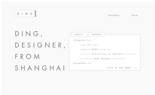 Dingzhou Lis Personal Website