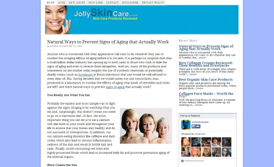 Jolly Skin Care Skin Care Products Reviewed