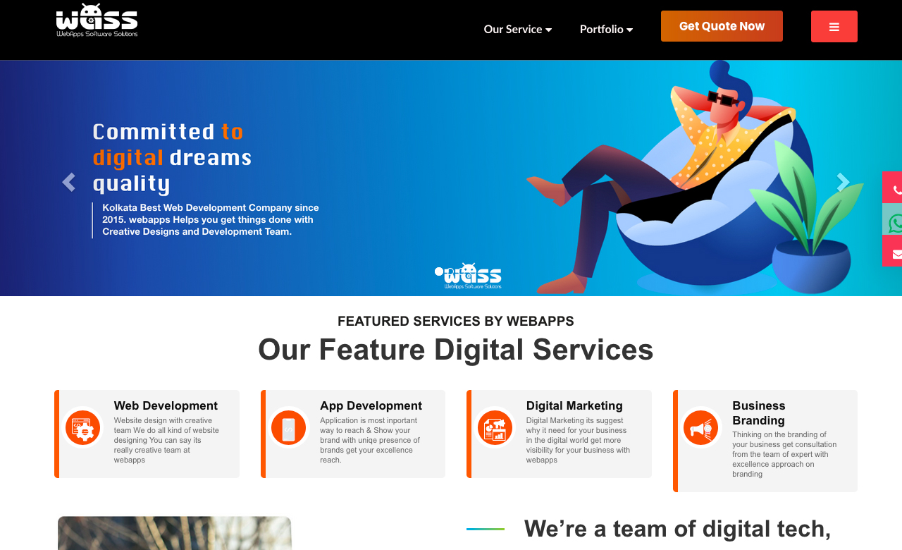 Webapps Softwares solution