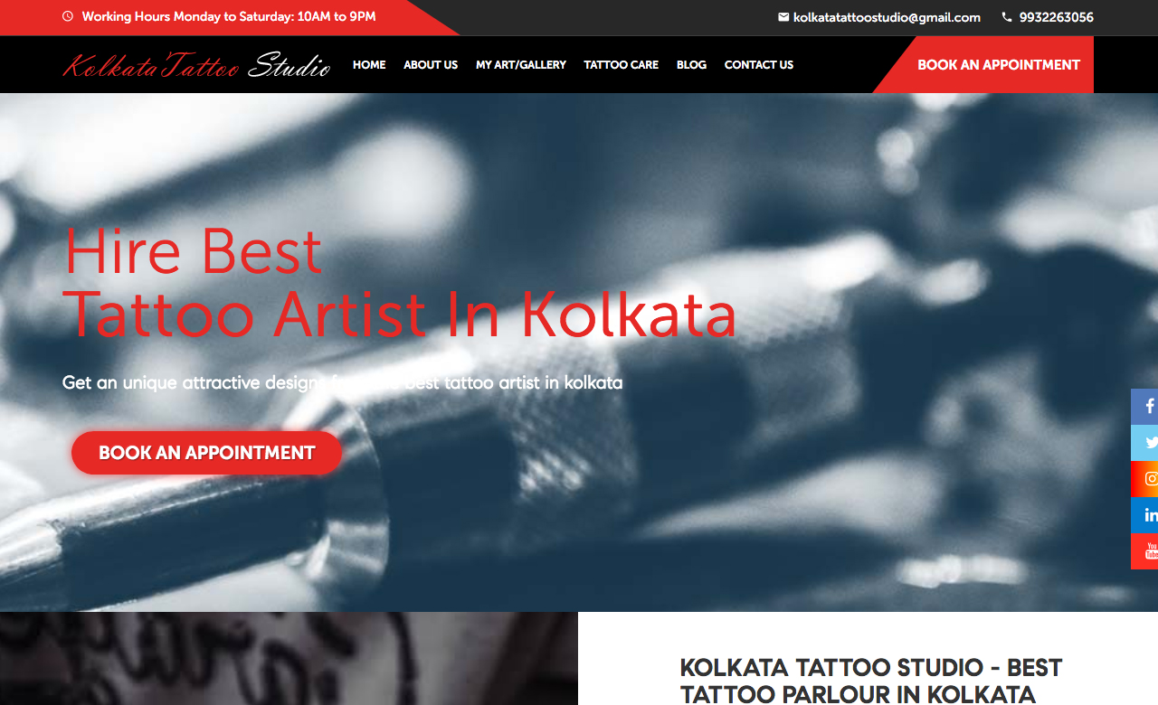 A Tattoo Studio  Best Tattoo Artist Kolkata  Durga Puja Offer  My  Tattoo Experience  YouTube