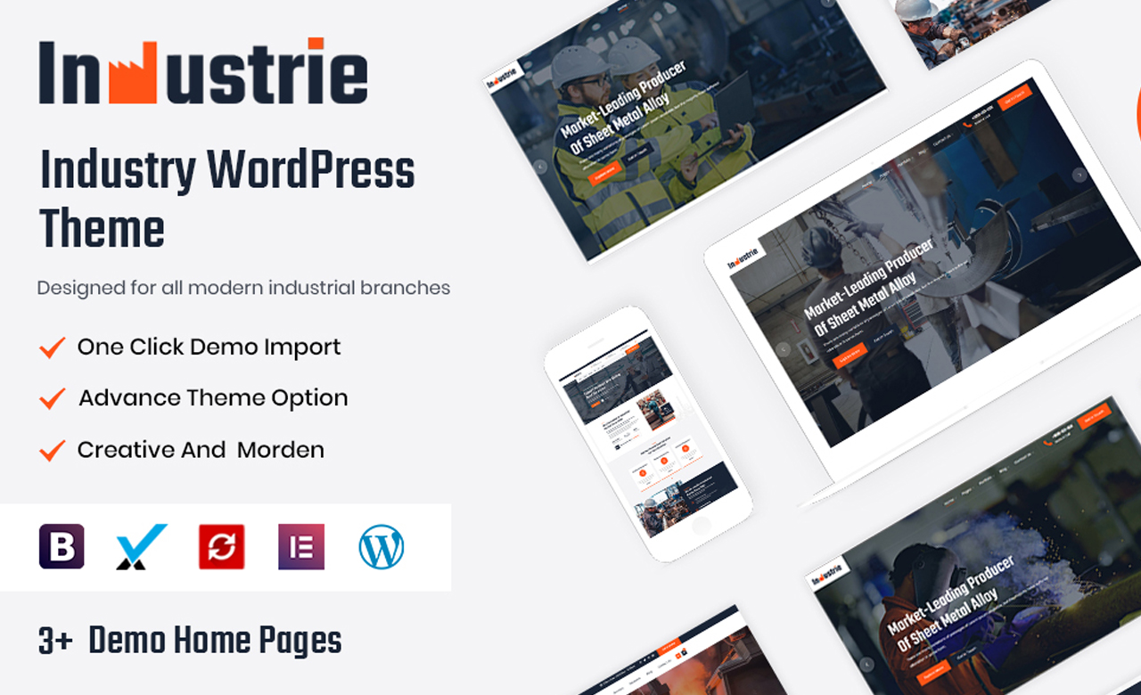 Industrie Industry WordPress Theme