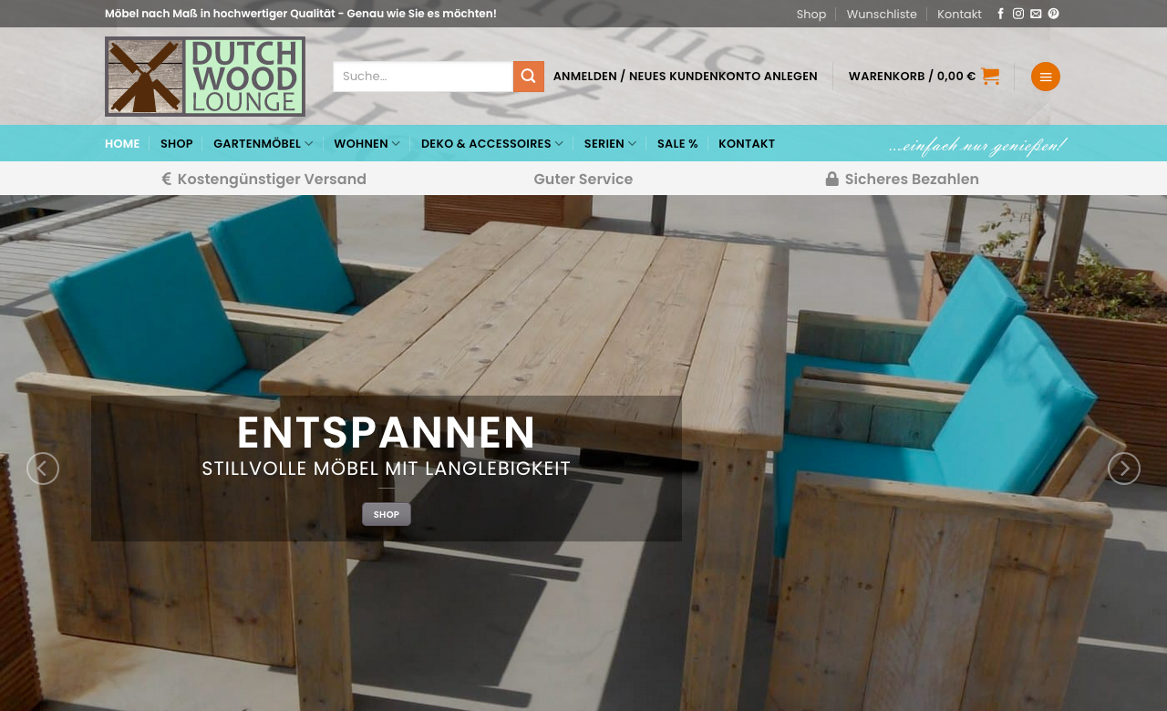 Gartenmoebel Holland Online Shop