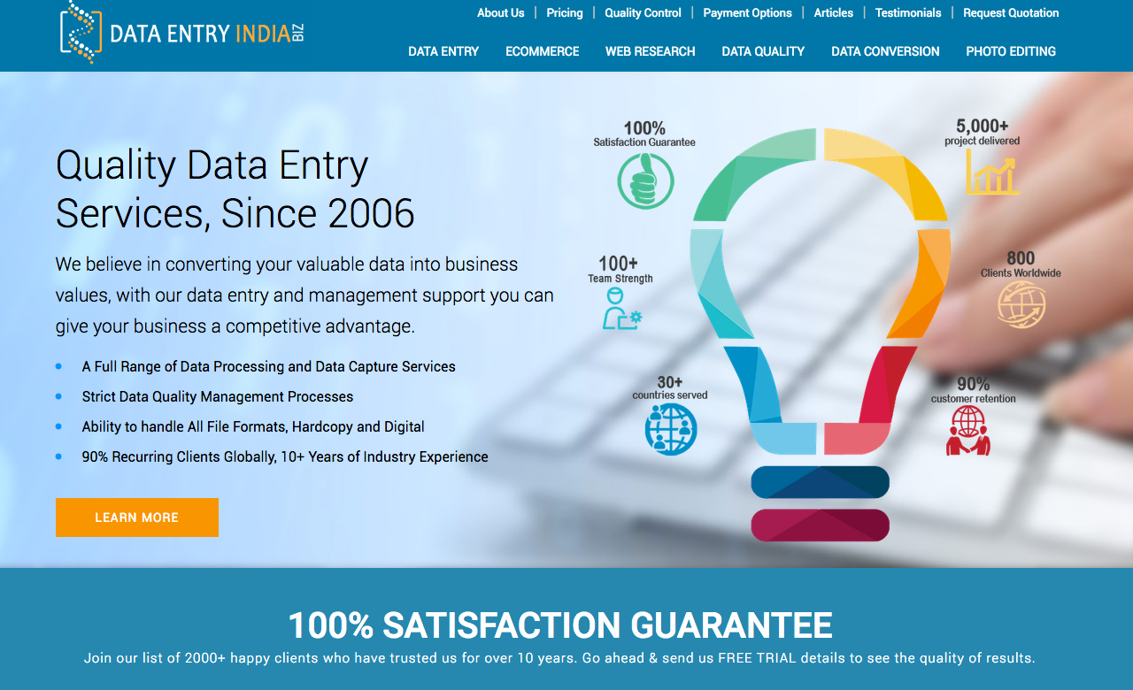 Data Entry India biz