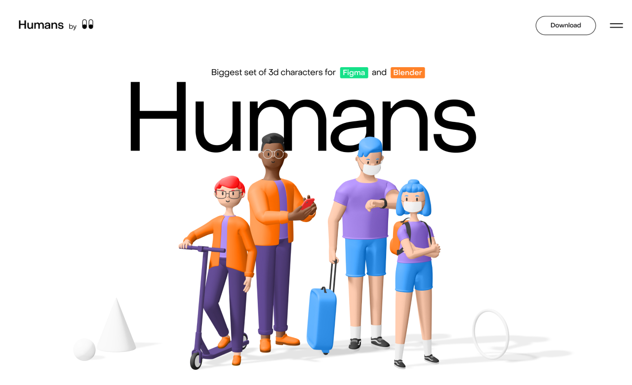 Humans 3d characters,Best CSS, Website Gallery, CSS Galleries, Best CSS ...