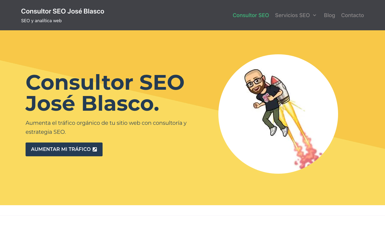 Consultor SEO Jose Blasco