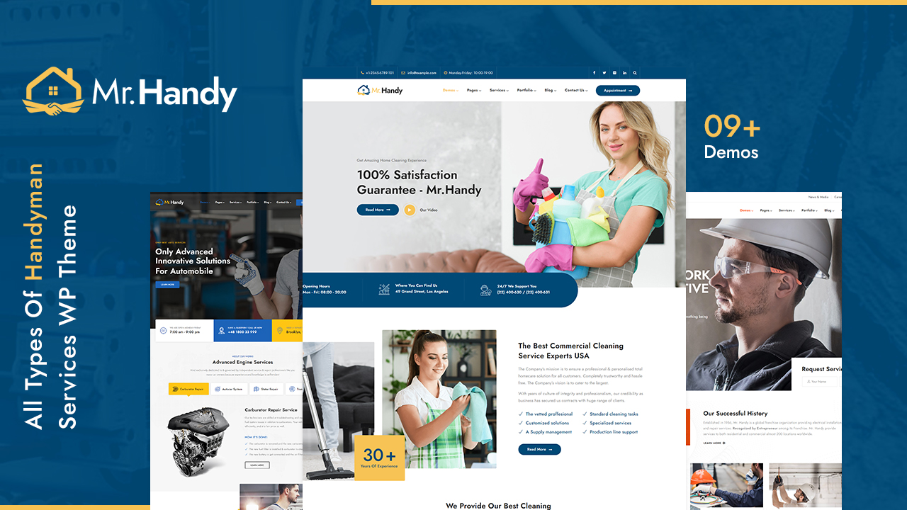 MrHandy Handyman Services WordPress Theme