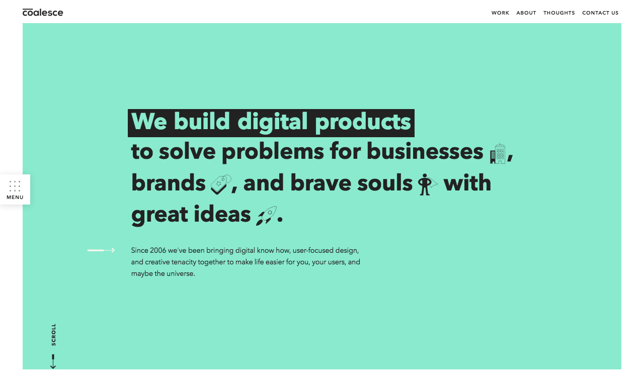 Coalesce  Digital Product Agency in NYC