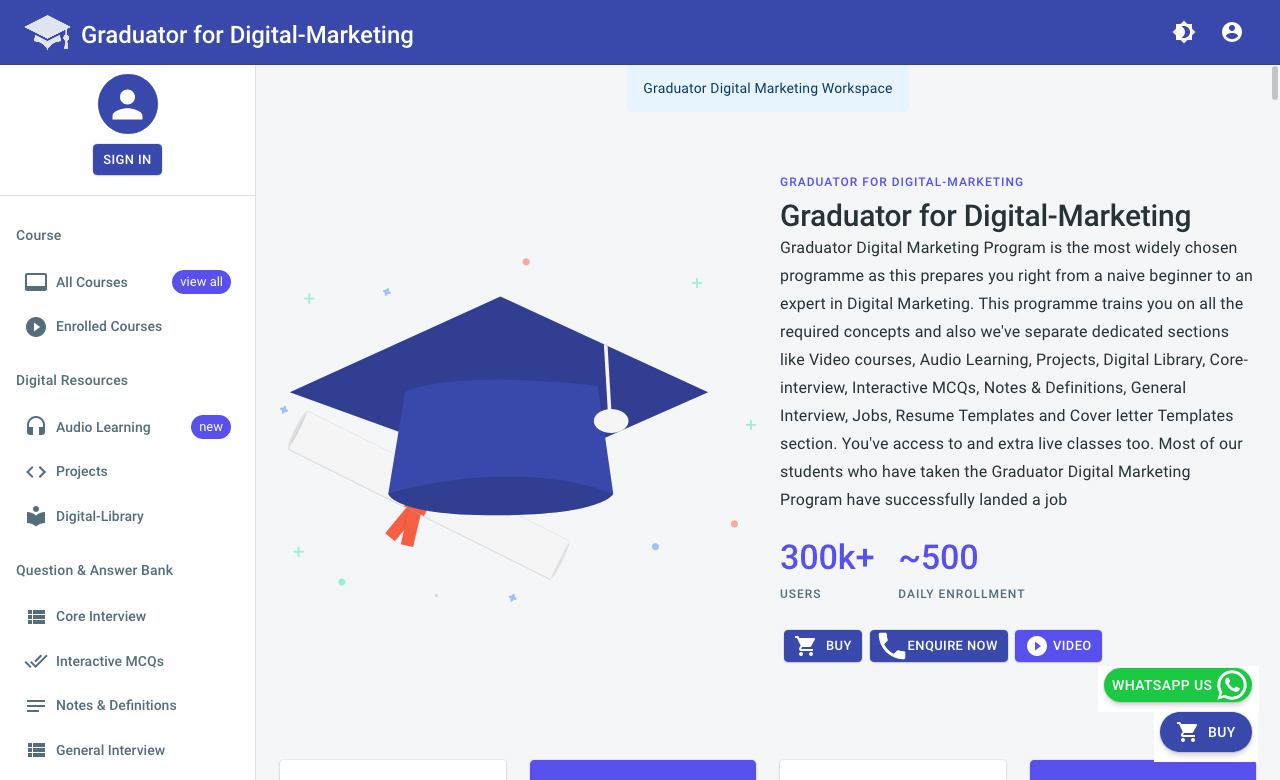 Graduator for Digital Marketing