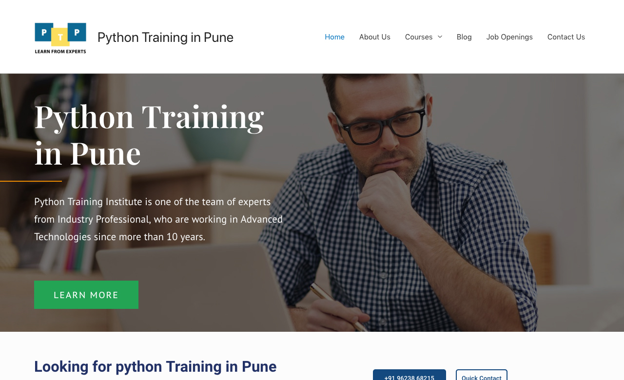Python Training In Pune