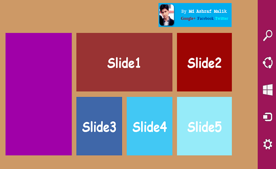 Pure Css3 And Html5 Windows 8 Animation Or Web Model