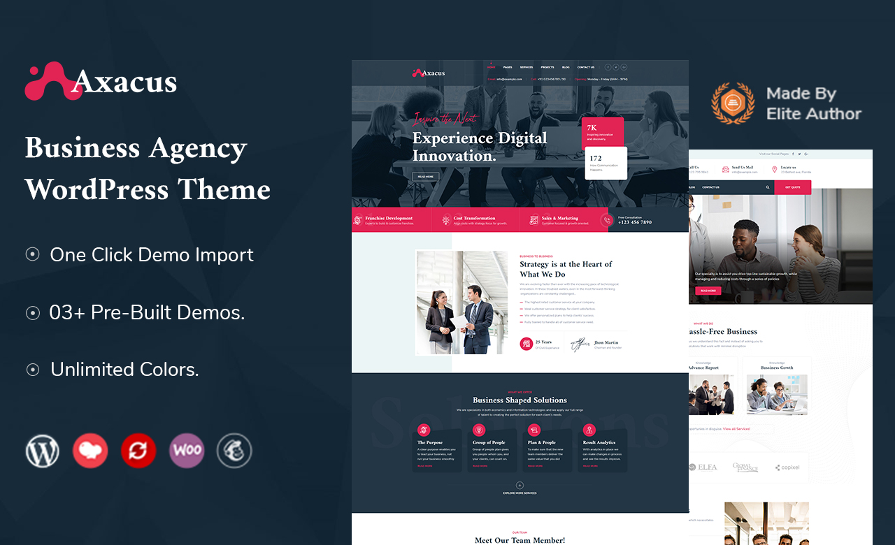 Axacus Business Agency WordPress Theme