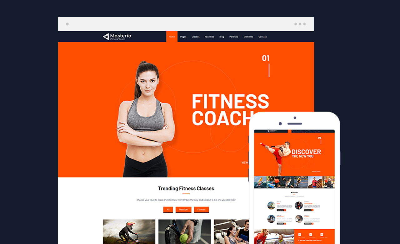 Masterio Lite Fitness Gym WordPress Theme Free Download