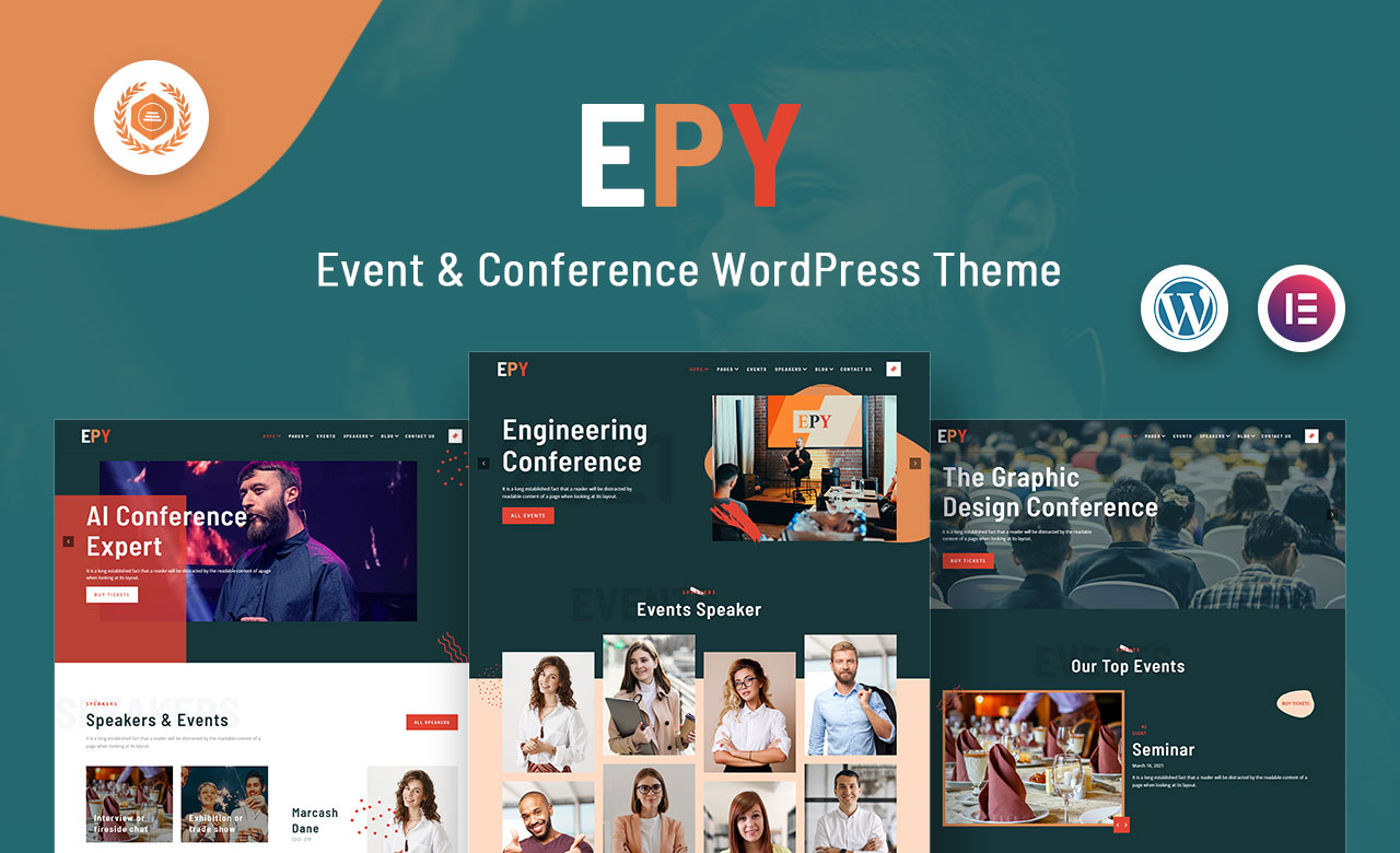 Epy Event Conference WordPress Theme