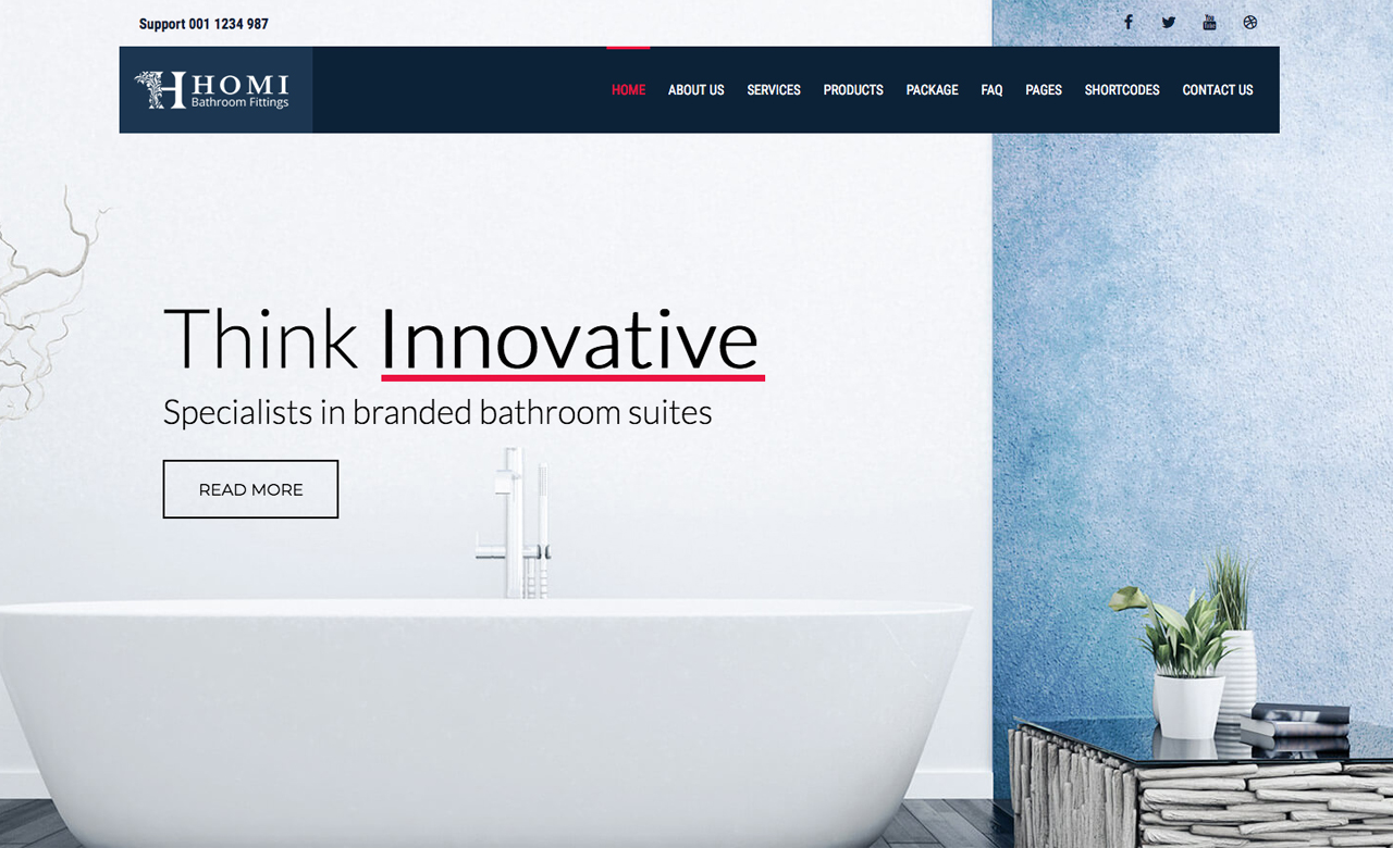 Homi Lite Bathroom Fixtures WordPress