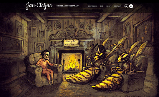 Jan Cleijne comics and concept art