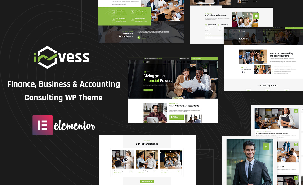 Invess Accounting and Finance Consulting WordPress Theme