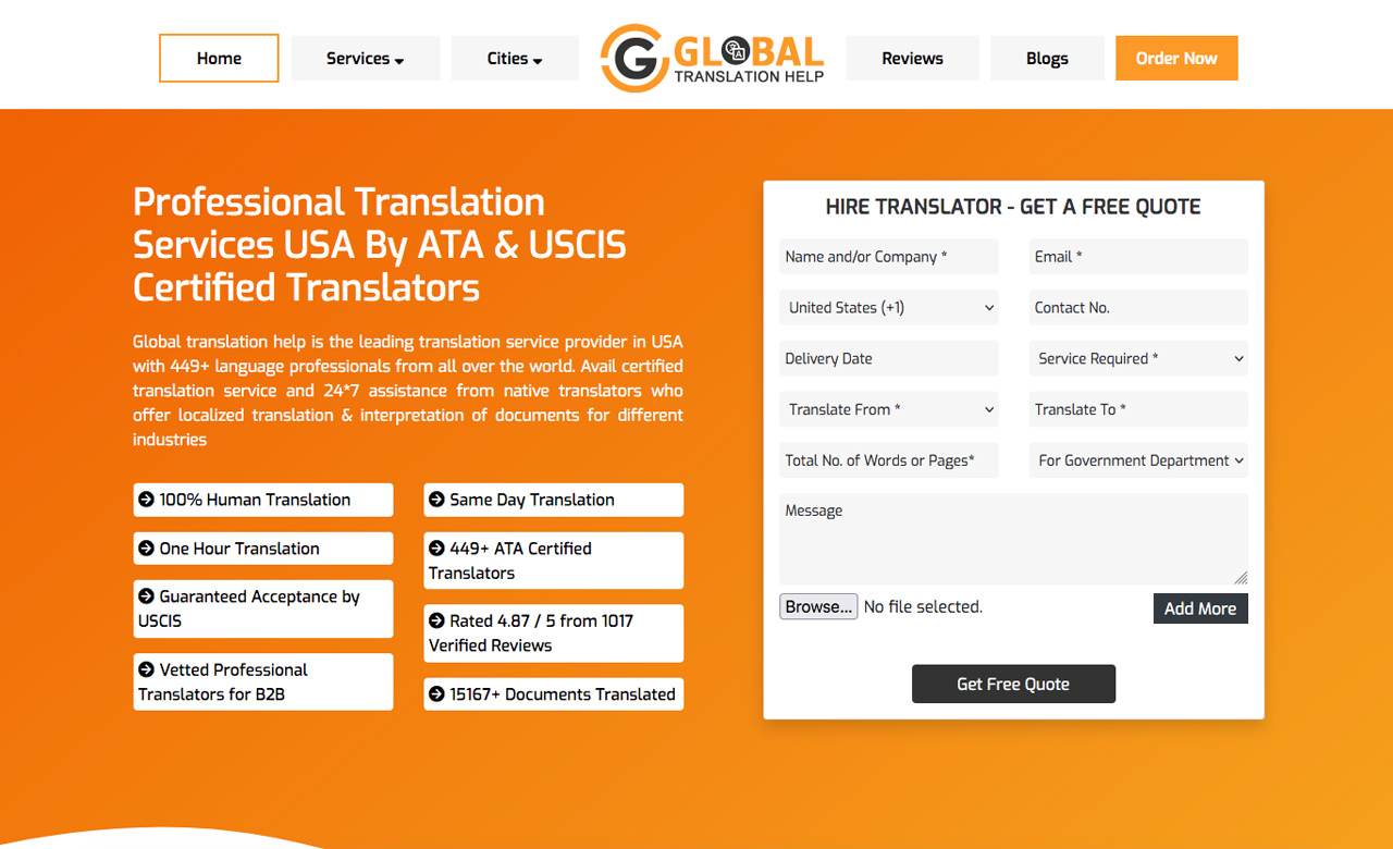 Global Translation Help