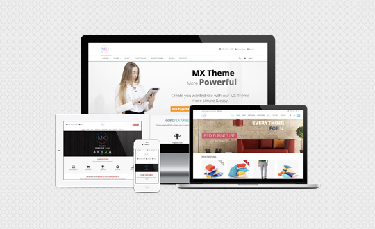 MX  Retina Responsive WordPress Theme