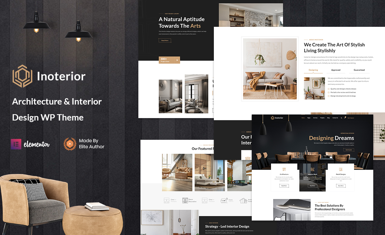 Inoterior Architecture WordPress for Interior Designer