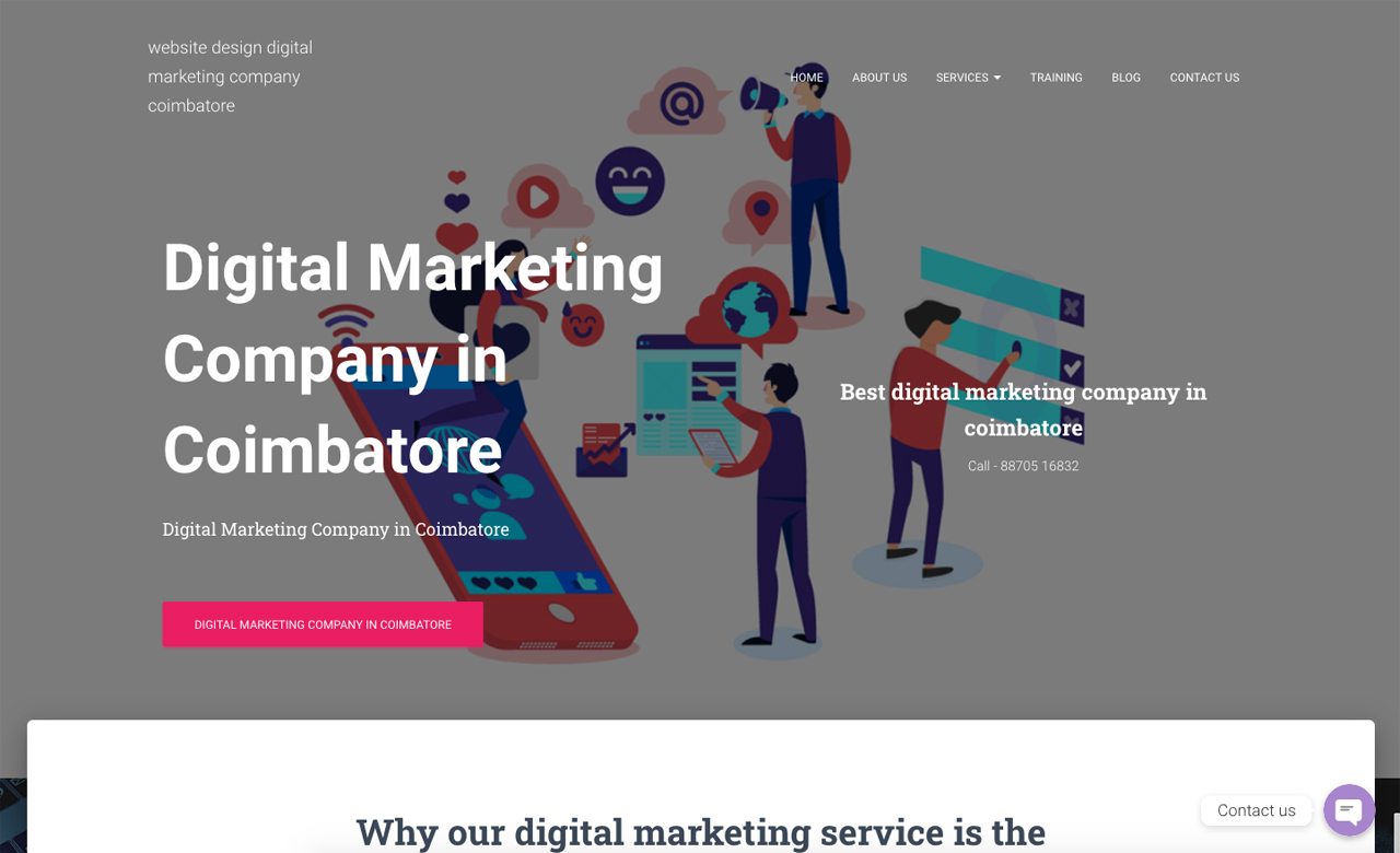 Website design digital marketing company coimbatore