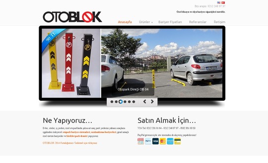 Otoblok Manual Parking Barriers and Wheel Stops