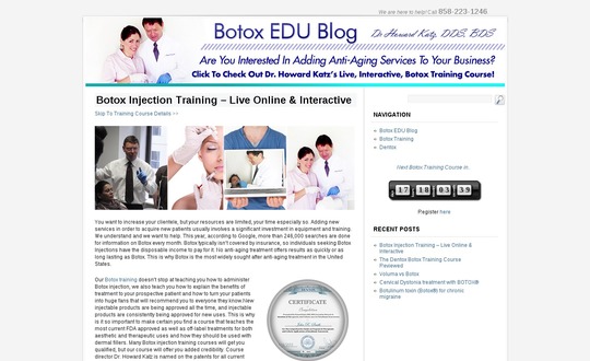 Botox Injection Training