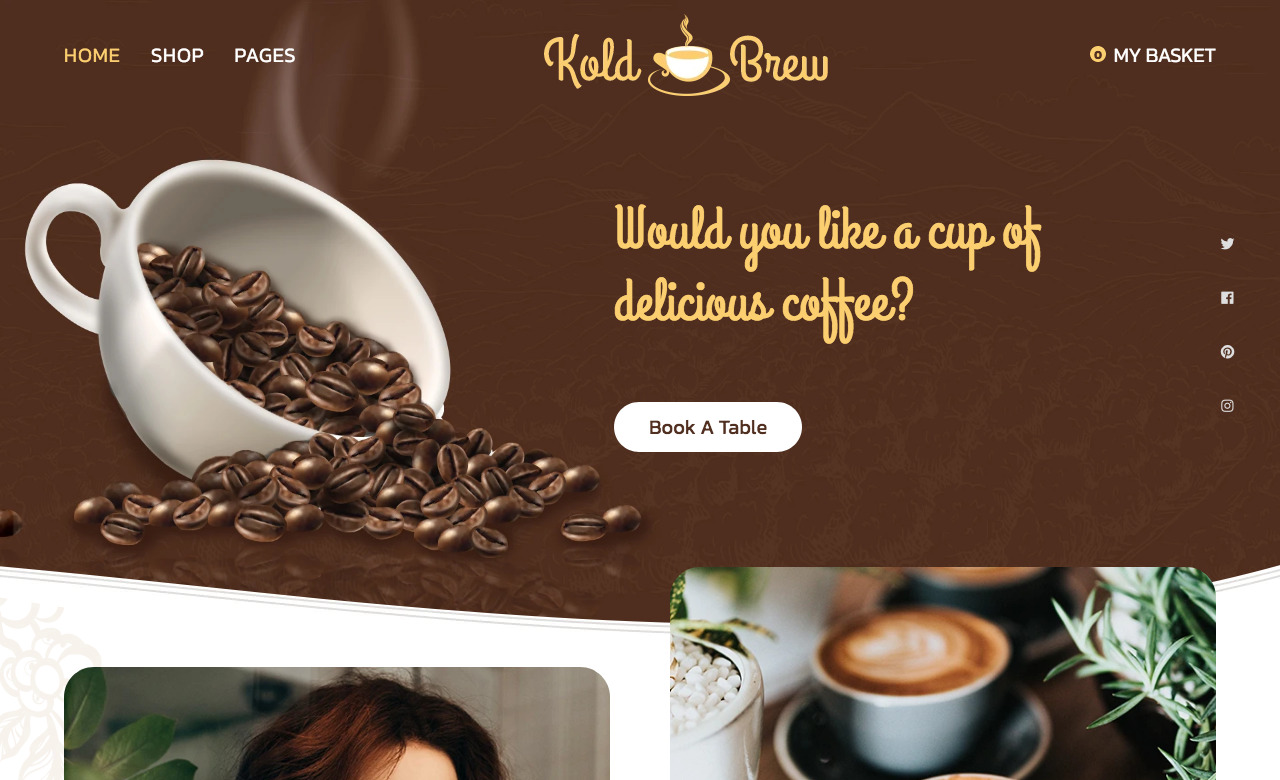 KoldBrew Coffee Shop Shopify Theme