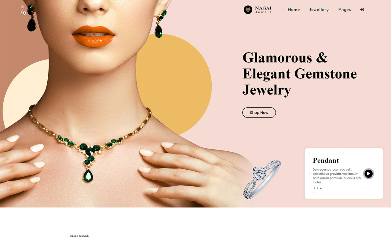Nagai Jewelry Responsive Shopify Theme