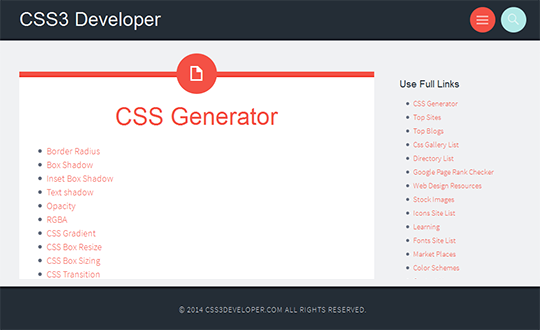 CSS3 Developer