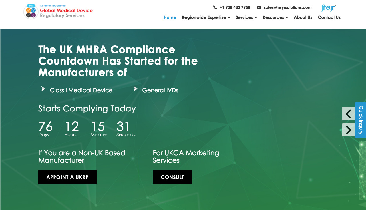 Freyr Solutions Medical Device