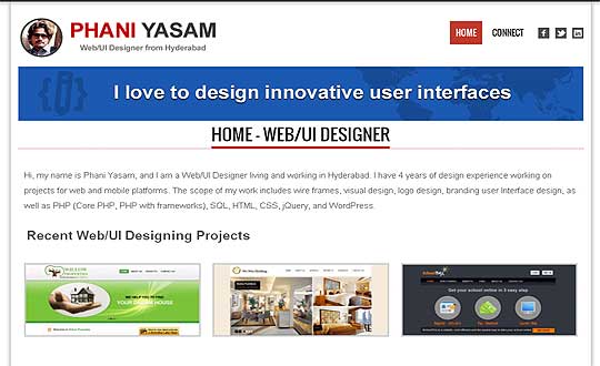 UI Designer India