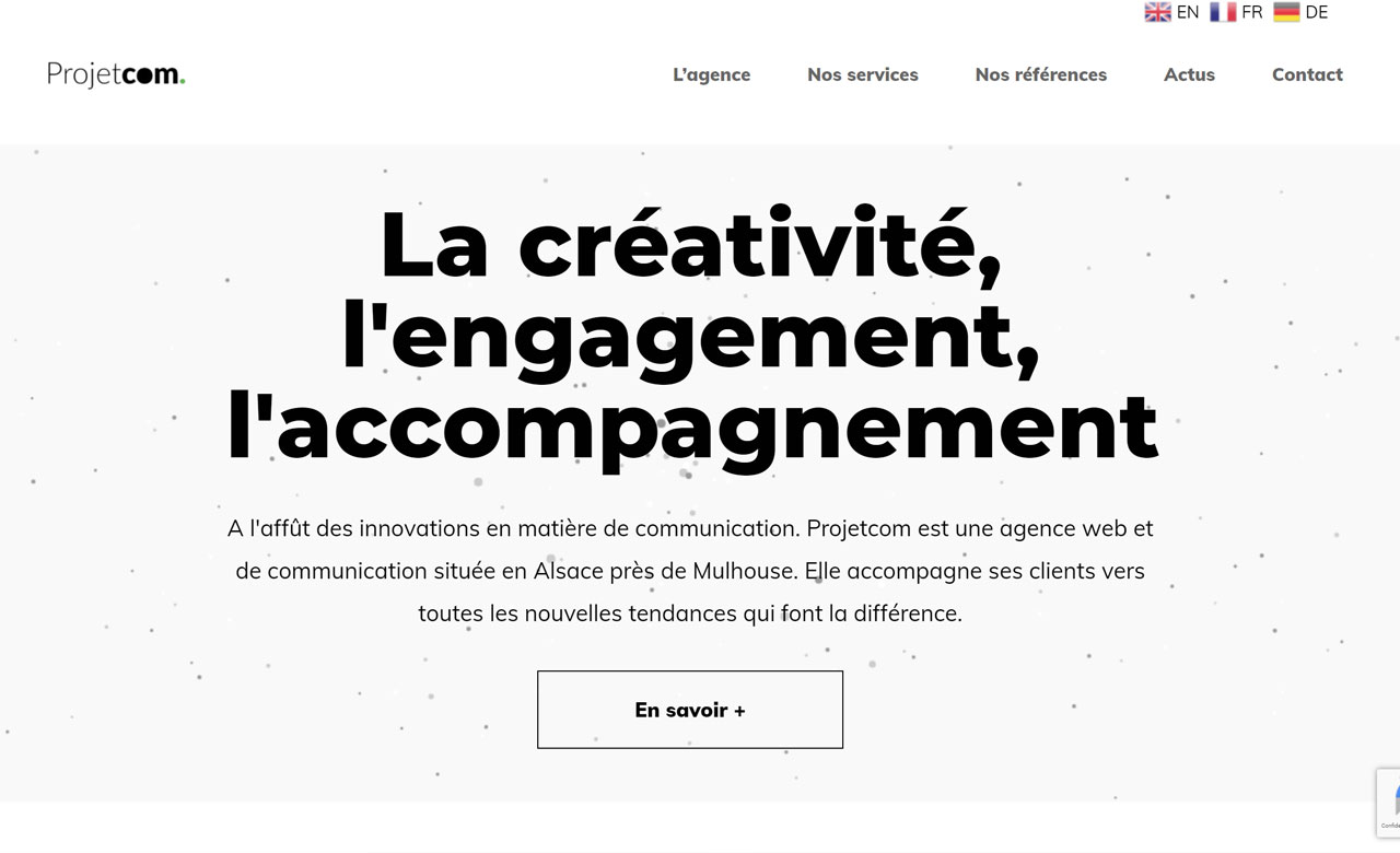 PROJETCOM agence web alsace