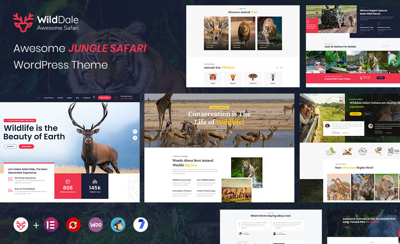WildDale Jungle Safari WordPress Theme