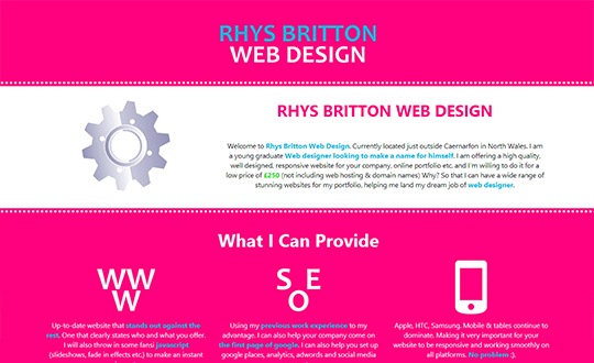 Rhys Britton Web Design