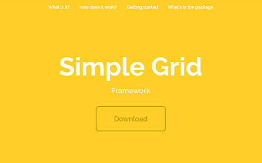 Simple Grid Framework
