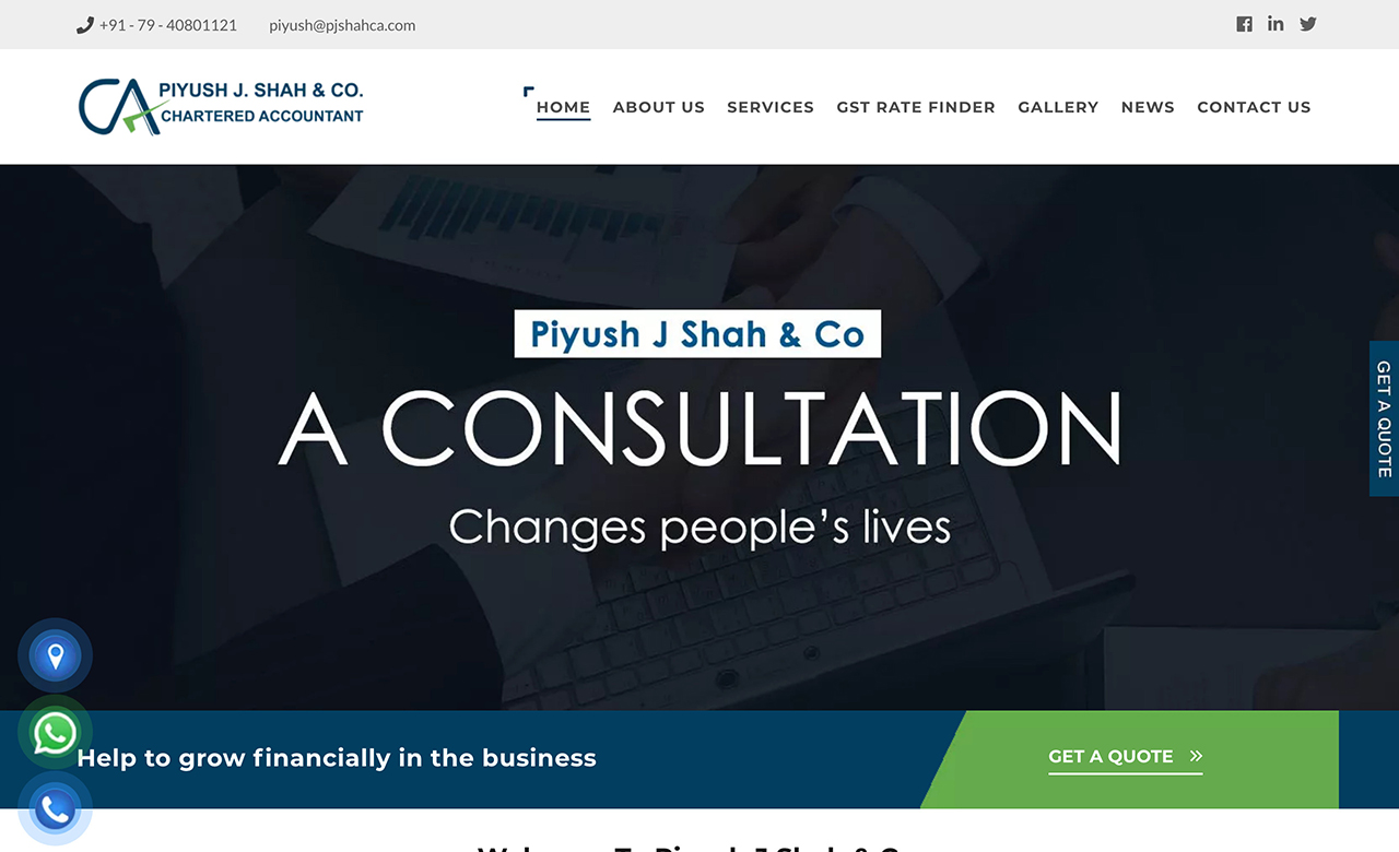 Piyush J Shah Company